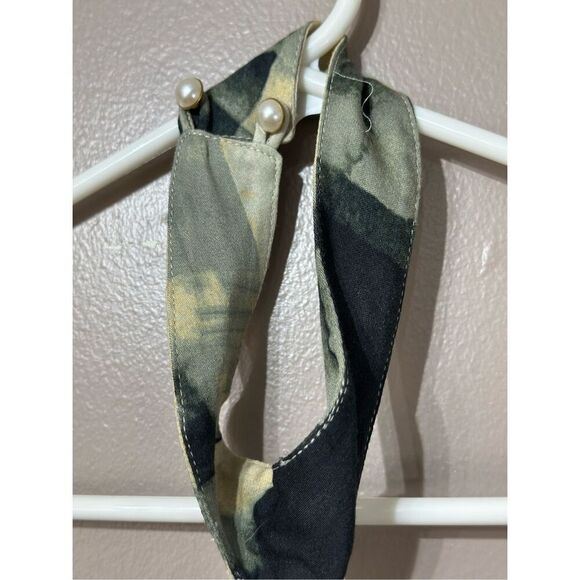 NWOT Let Me Be Anthropologie Halter Abstract Maxi Dress Women's Small - Picture 5 of 13